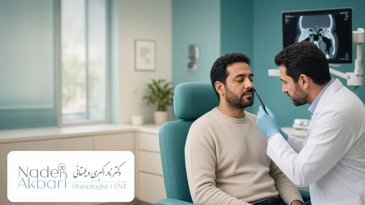 تصمیم برای جراحی سینوس: معاینه آندوسکوپی بینی در مطب
